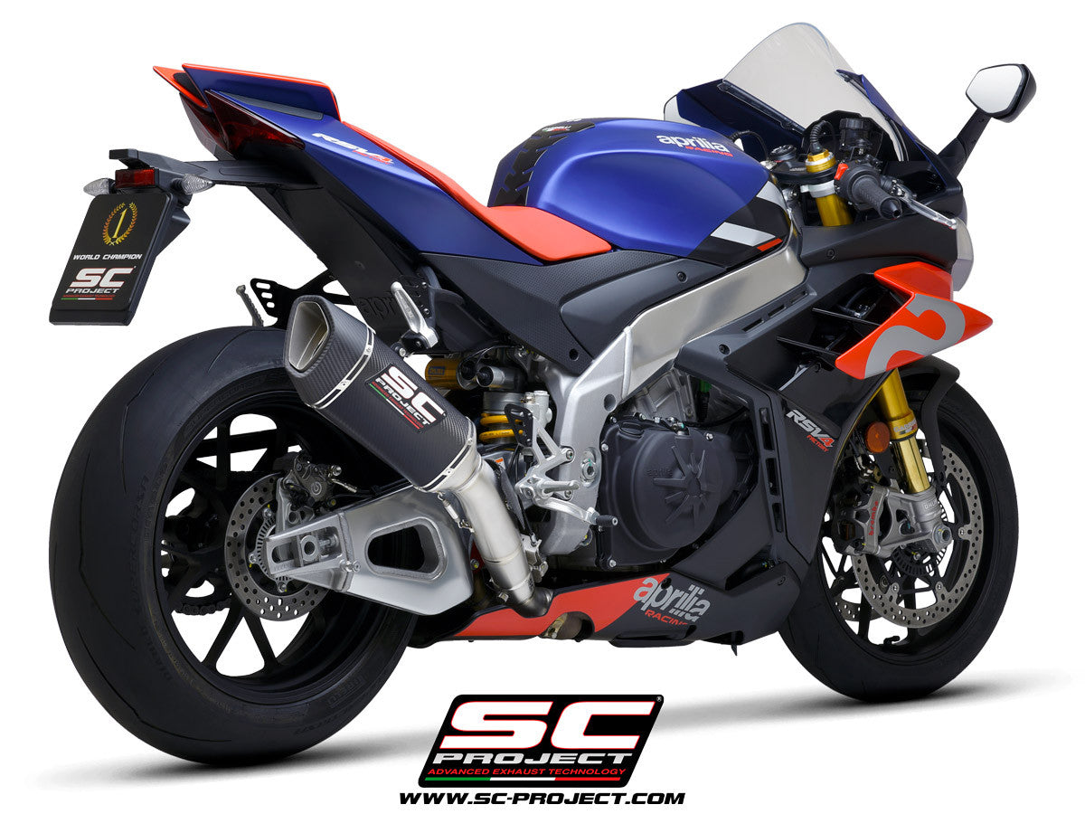 SC-project slip-on SC1-R (250mm) Aprilia RSV4 1100 Factory (21-25) A27A-VT90