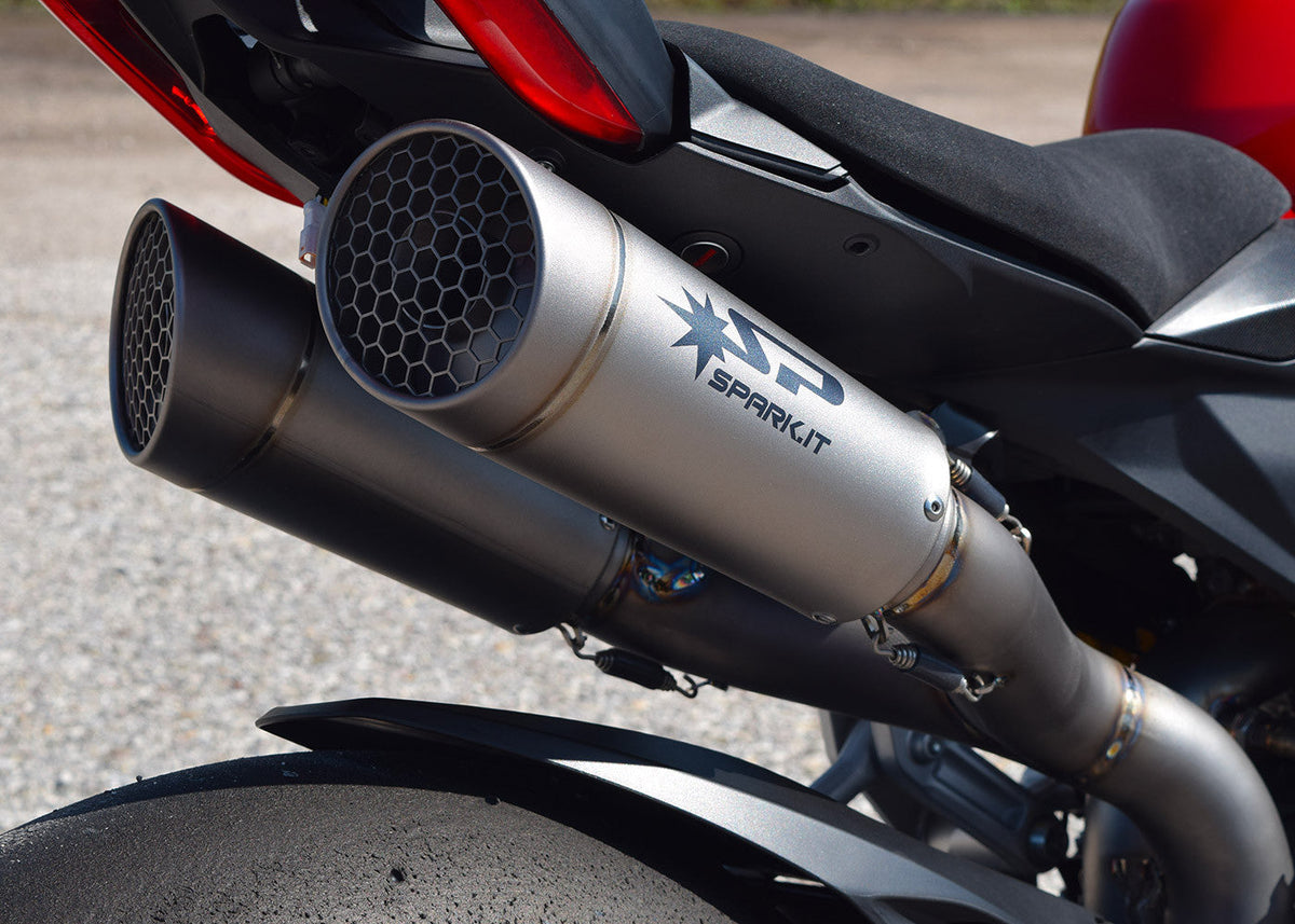 Spark Exhaust Komplettanlage Untersitz Grid-O Titanium Ducati Panigale 959 (16-19) GDU8832T