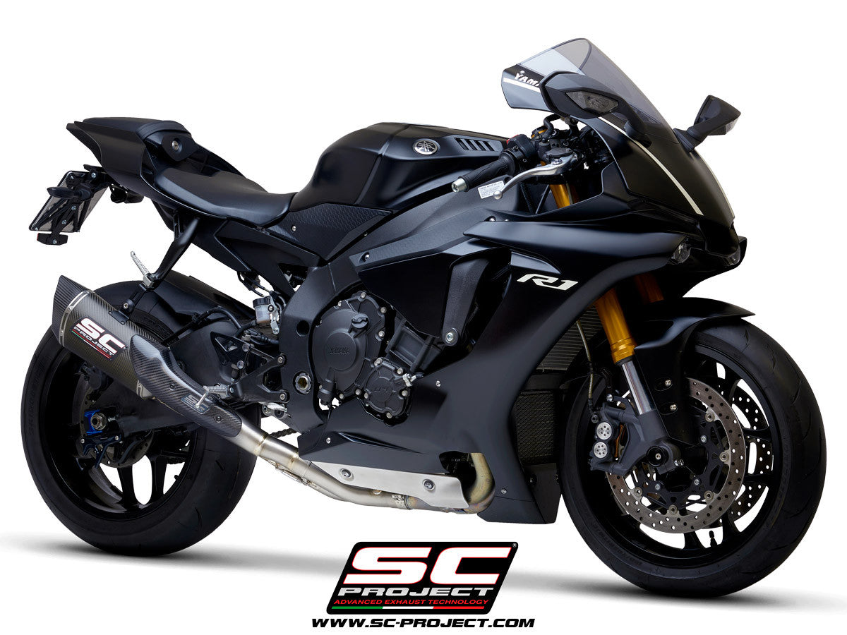 SC-Project Slip-On SC1-R + KAT-Ersatzrohr Yamaha YZF-R1/M RN32 (15-16)