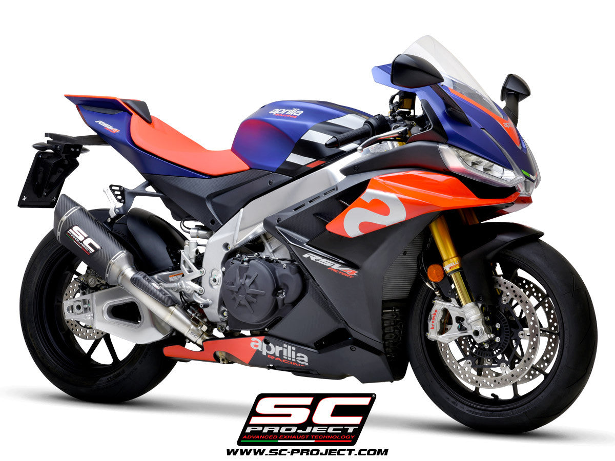 SC-project slip-on SC1-R (250mm) Aprilia RSV4 1100 Factory (21-25) A27A-VT90