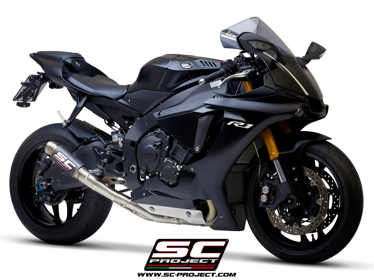 SC-Project Slip-on GP70-R + CAT replacement tube Yamaha YZF-R1/M RN32 (15-16) Y11A-Det70