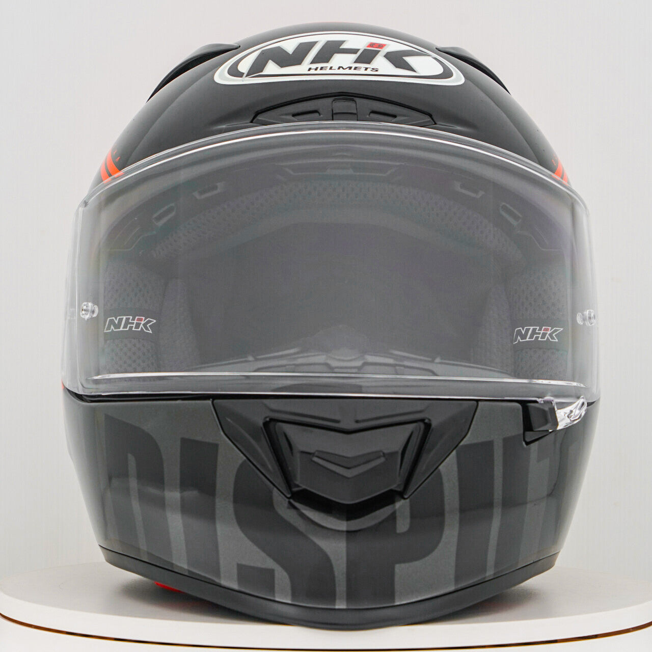 helm nhk fullface NHK GP-R Tech Race helmet Undisputed Black/Orange – TGP MotoRacing