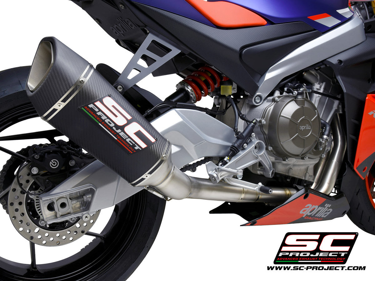 SC-Project Trofeo Titan sistema de escape completo 2-1 SC1-R Aprilia RS 660 (20-25) A23A-TC90 