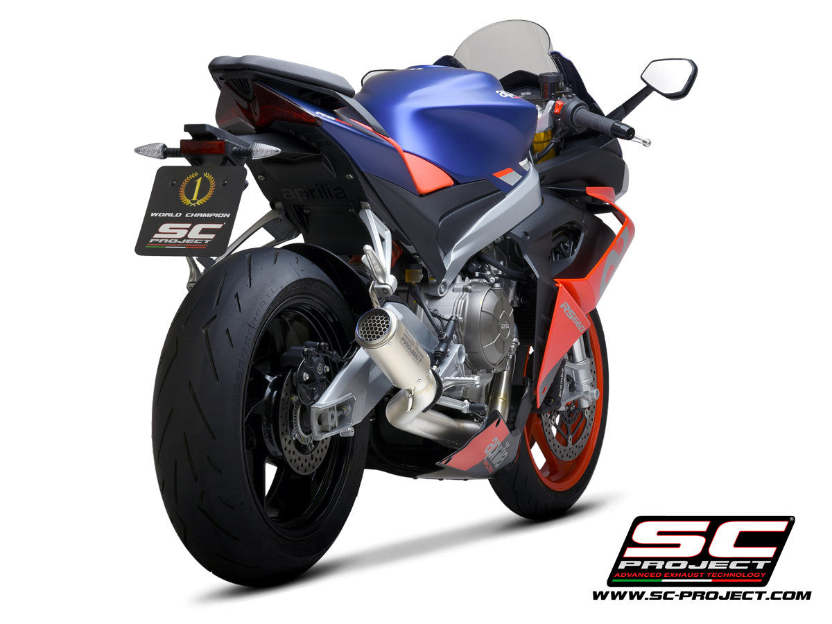SC-Project Paslanmaz Çelik Komple Sistem 2-1 CR-T Aprilia RS 660 (20-24) 