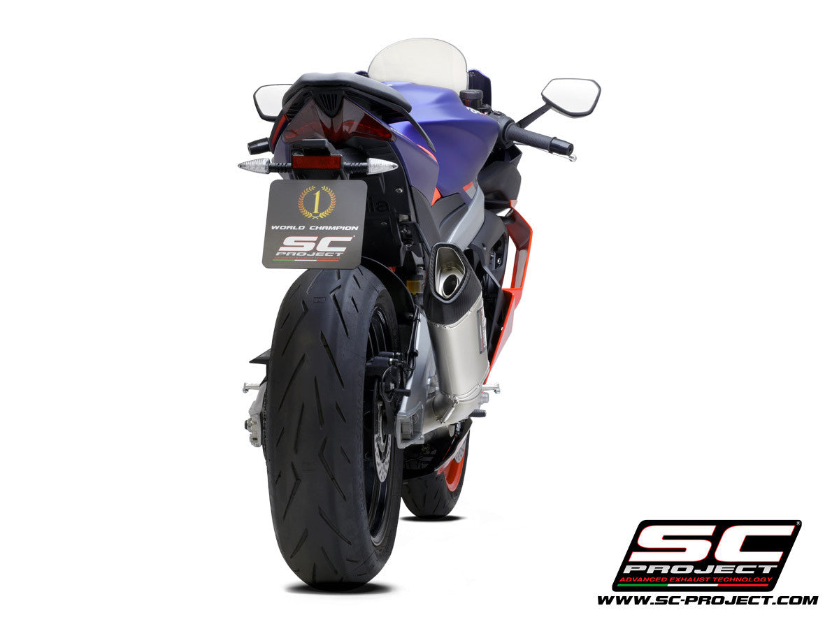 SC-Project Trofeo Titan sistema de escape completo 2-1 SC1-R Aprilia RS 660 (20-25) A23A-TC90 
