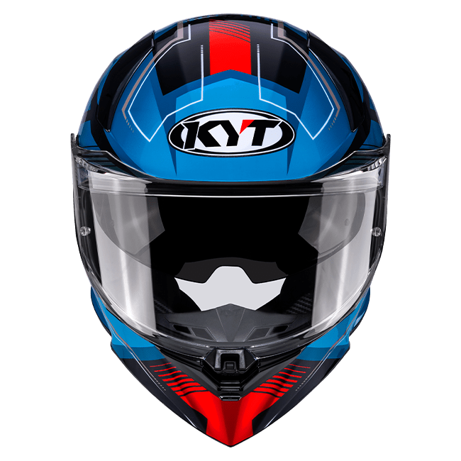 Casque KYT R2R Parsec Noir / Bleu / Rouge Y6R20024 