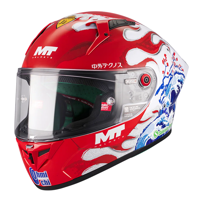 MT-Helmets KRE+ S Helm Ryusei Yamanaka Replica 2025 A5 Glow Comprehensive