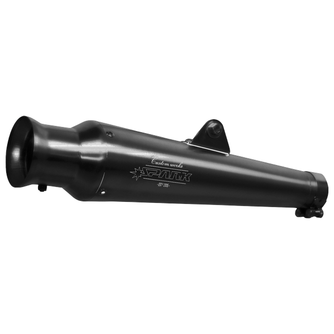 Spark Exhaust Schalldämpfer Universal Trumpet Black Series G00SI12B