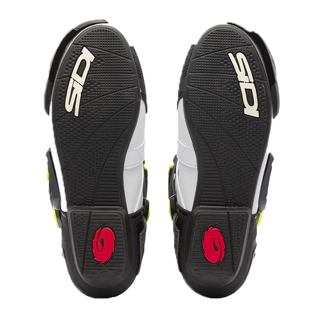 Botas de moto Sidi Rex Branco/Preto/Amarelo 
