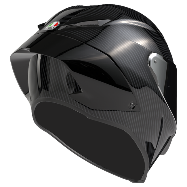 AGV Pista GP RR S Mono Carbon Glossy Integral-Rennhelm, Dreiviertelansicht von hinten