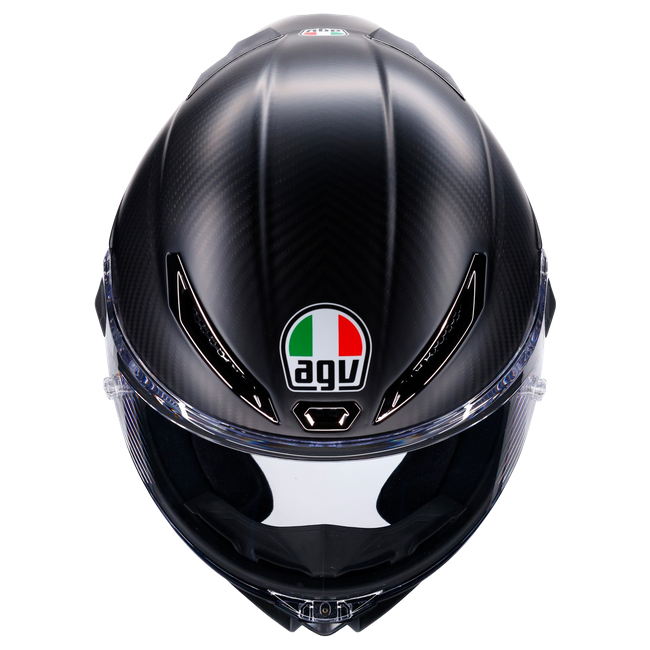 AGV Pista GP RR S Mono Carbon Matt Integral-Rennhelm, Draufsicht