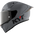 KYT R1R Racing Helm Plain grau Y6R100W1