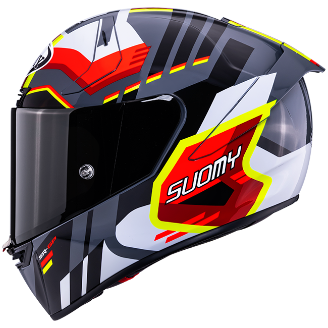Suomy SR-GP Evo Helmet Infrared White/Black/Red K6S20024 