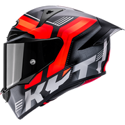 Casque de course KYT R1R en carbone Accelerator Rouge Y6R10003 