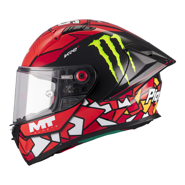 MT KRE+ S Angel Piqueras Replica 2025 – Racing Carbon Helmet – TGP MotoRacing