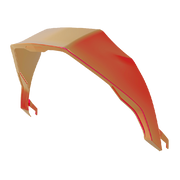 Nexx X.R3R スポイラー 赤 