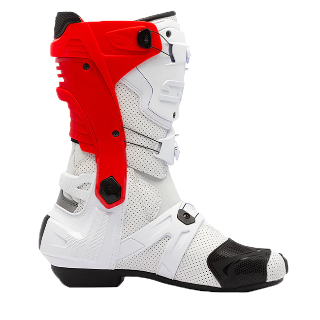 Bottes de moto Sidi Rex Air Blanc/Rouge 391 