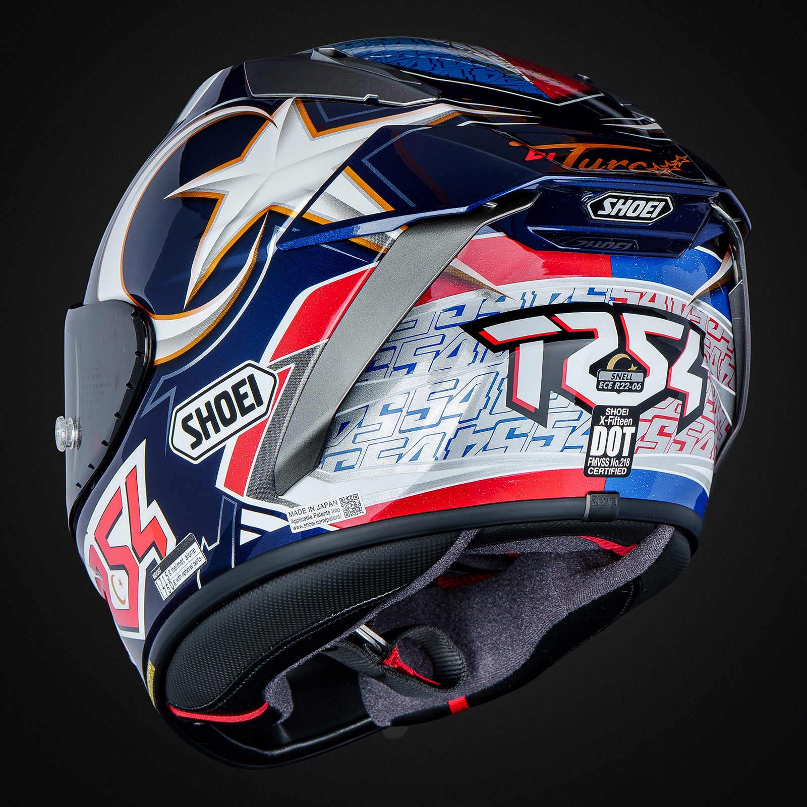 Shoei X-SPR Pro トプラク レプリカ 2025 – FIM レーシングヘルメット