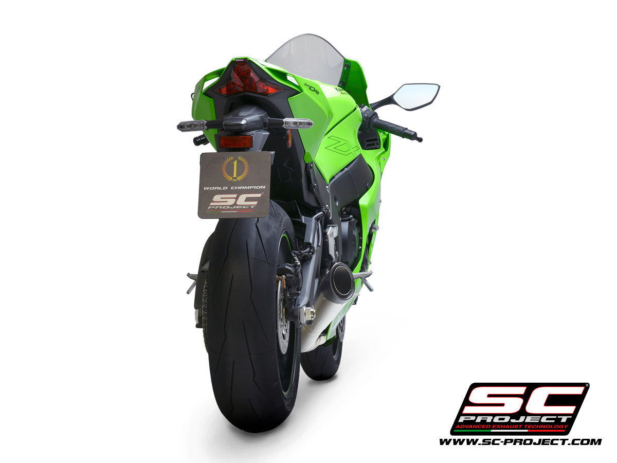 SC-Project Slip-On S1 + KAT-Ersatzrohr Kawasaki ZX-10 R/RR (21-26) K38A-DET41T
