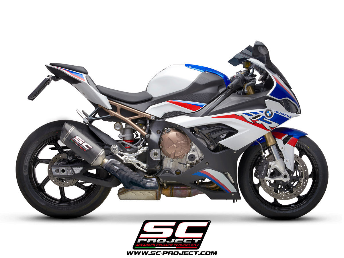 Carbon Hitzeschutz Auspuff SC-Project Slip-On BMW S1000RR K67 (20-22) B33B-CP