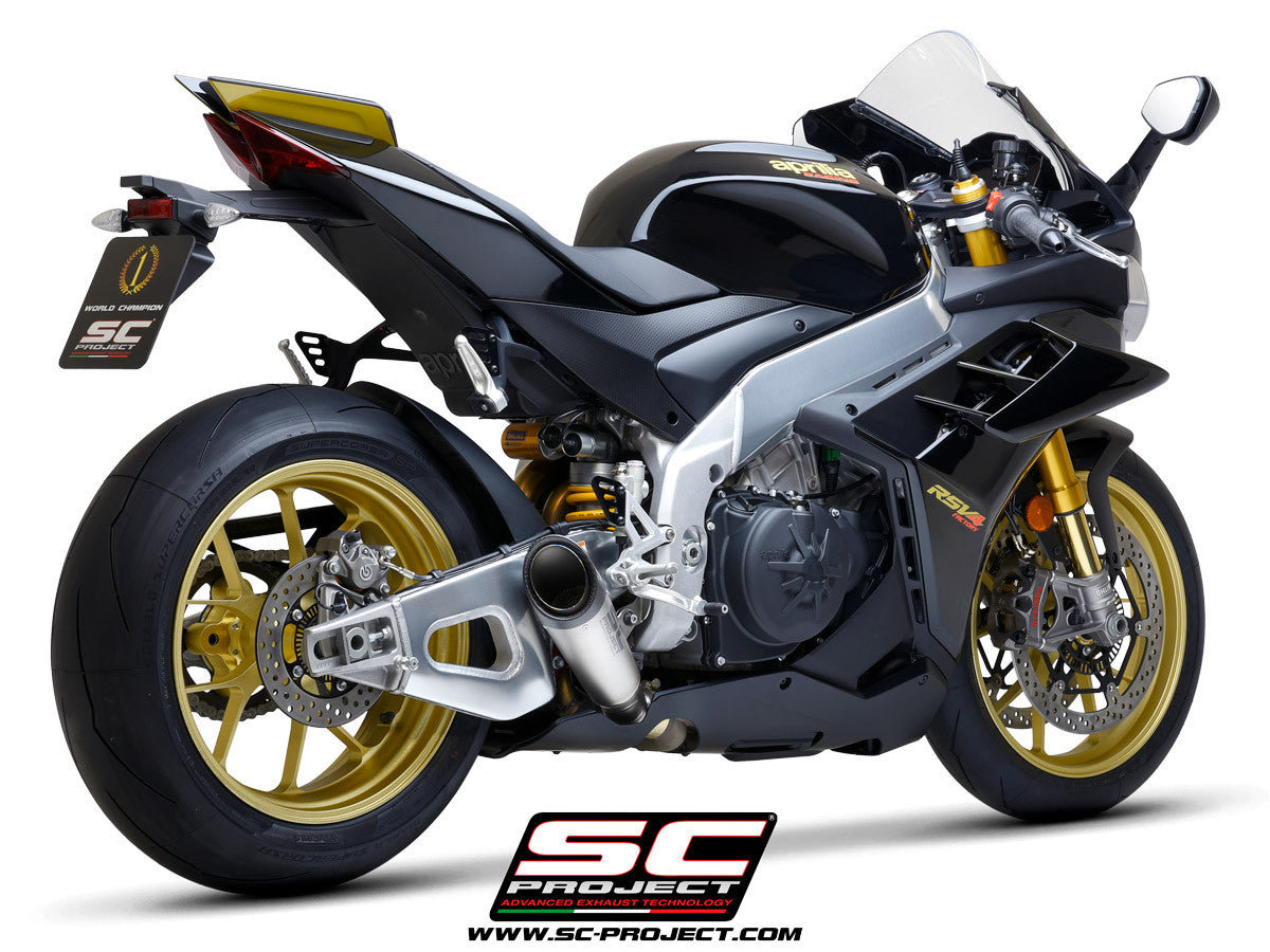 SC-project Slip-on S1 Aprilia RSV4 1100 Factory (21-24) A27A-T41T
