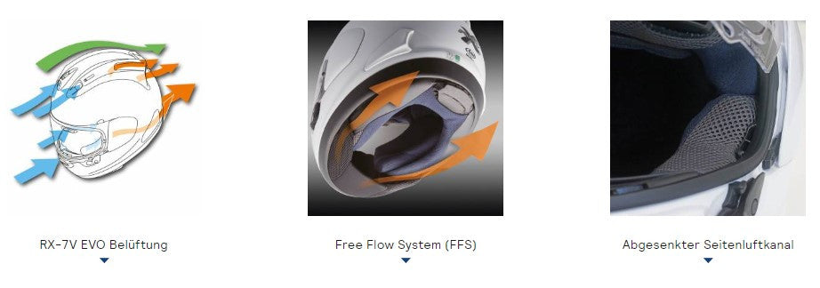 Casque Arai RX-7V Evo Frost Black 