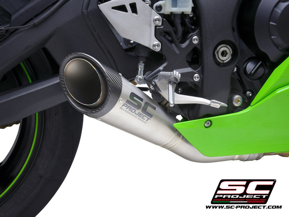 SC-Project Slip-On S1 + KAT-Ersatzrohr Kawasaki ZX-10 R/RR (21-26) K38A-DET41T