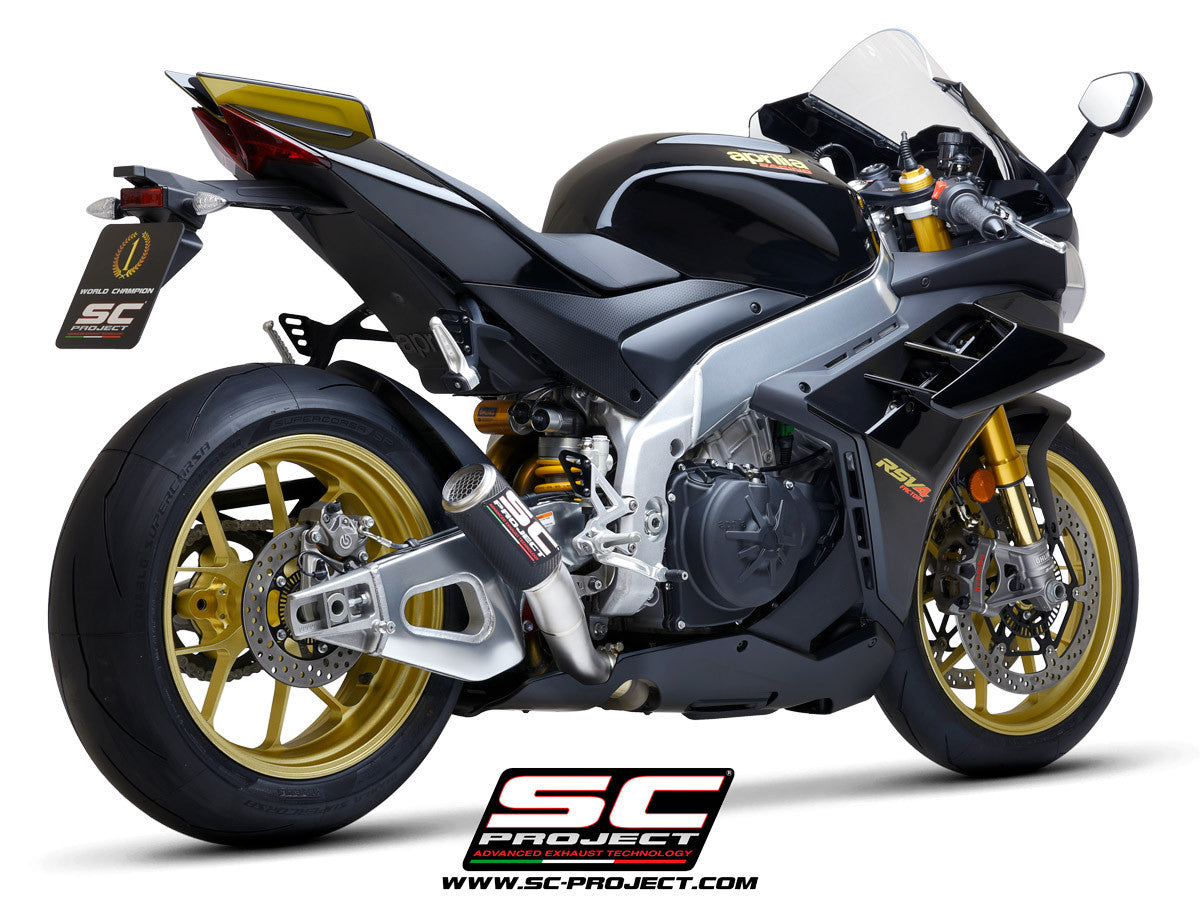 SC-Project Slip-On CR-T Aprilia RSV4 1100 Factory (21-25) A27A-T36 