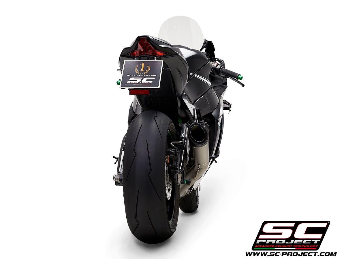 SC-Project Slip-On S1 + KAT-Ersatzrohr Kawasaki ZX-10 R/RR (16-20) K22A-DET41T