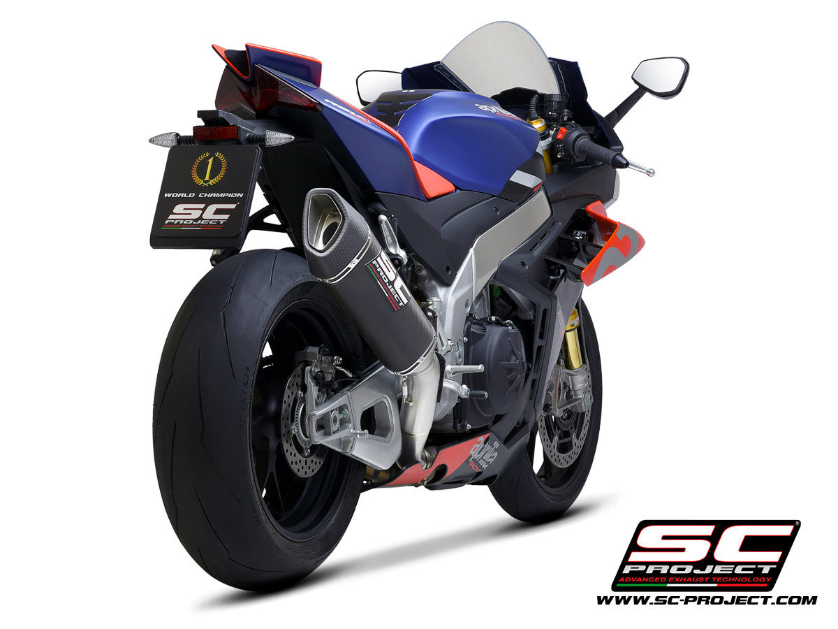 SC-project slip-on SC1-R (350mm) Aprilia RSV4 1100 Factory (21-25) A27A-T93