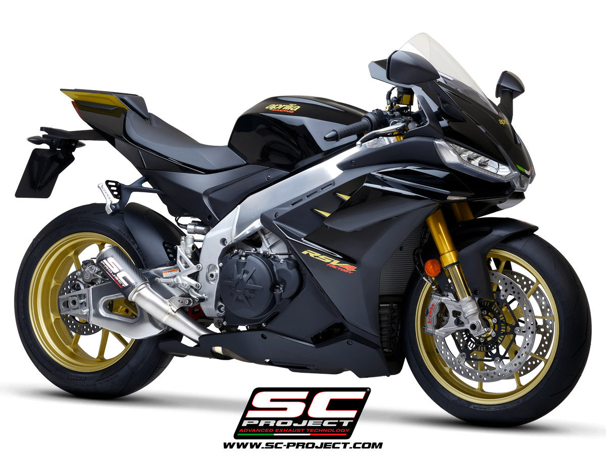 SC-Project Slip-On CR-T Aprilia RSV4 1100 Factory (21-25) A27A-T36 