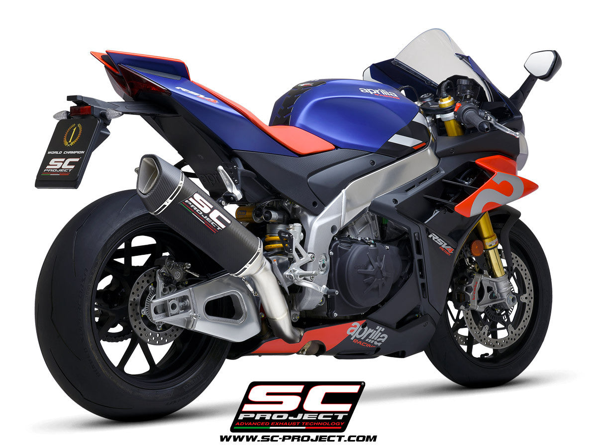 SC-project slip-on SC1-R (350mm) Aprilia RSV4 1100 Factory (21-25) A27A-T93